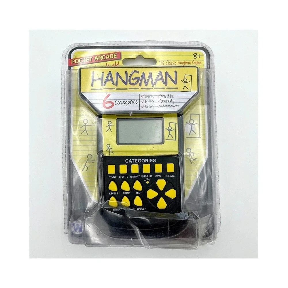NWB Westminster Pocket Arcade Electronic Hangman Handheld Classic Travel Game
